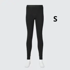 ユニクロ　ヒートテックコットンタイツ/前開き　黒　Sサイズ