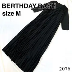 美品 BERTHDAY BASH 黒 ロングワンピース M