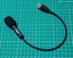 ピンマイク usb 直挿し pcマイク 無指向性 高感度 360°集音