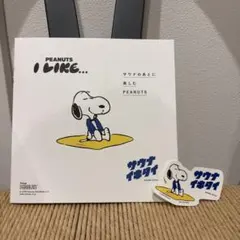 サウナイキタイ スヌーピー ステッカー×1 冊子×1