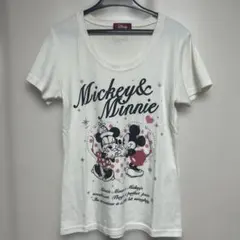 Mickey & Minnie Tシャツ No.28 ホワイト