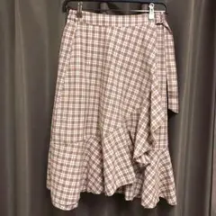 earth music & ecology 巻きスカート風フレア.フリルスカート