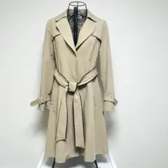ミッシュマッシュ ベージュ トレンチコート ウエストベルト付きのサムネイル