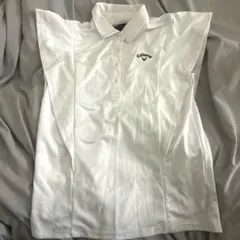 Callaway ホワイト ポロシャツ