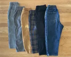 子ども用ボトムスまとめ売り　6本　100〜110cm