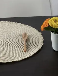 ランチョンマット2枚セット／ベージュ系、ブラウン系