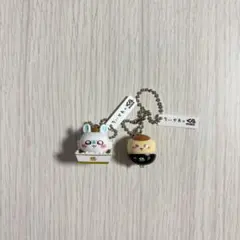 ちいかわ くら寿司 コラボ 栗まんじゅう　モモンガ　キーホルダー 2種セット
