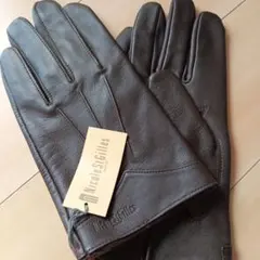 ニコルサンジル 羊革手袋 ダークブラウン 24cm