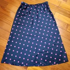 ZARA ネイビードットスカート L