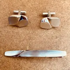 Le Paris カフス＆ネクタイピン セット 日本製／専用ケース付き