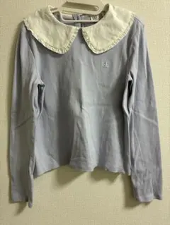 GAP KIDS フリル付き長袖カットソー XXL(160cm)