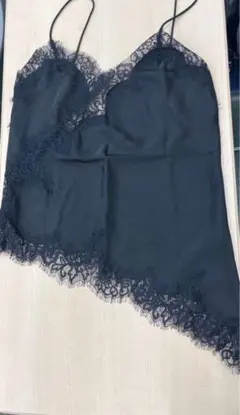 ZARA レーストリムキャミソール ライトブルー - メルカリ
