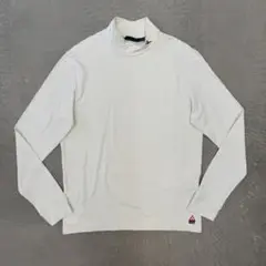 【美品】 シェルボ モックネック トップス ナイロン ホワイト 46