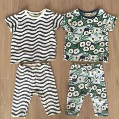 UNIQLO × マリメッコ コラボ 半袖上下2セットまとめ売り 90cm