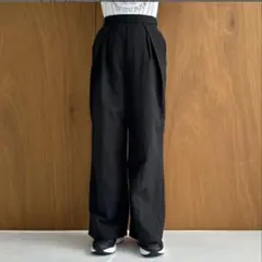 ワッシャーナイロン２タックパンツ／ドゥ アルシーヴ（Doux archives）