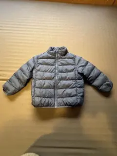 ダークブルー キルティングダウンコート110センチ　ユニクロ