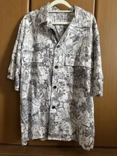 HARE　花柄オーバーサイズ開襟シャツ