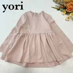 ヨリyori ソフト裏起毛フリルギャザーブラウス　プルオーバー　バックジップのサムネイル