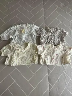 ベビー服4点セット　50 60 カバーオール　春夏