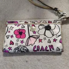 COACH 花柄 長財布