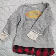 デニム＆ダンガリー　チュニックワンピース　120サイズ