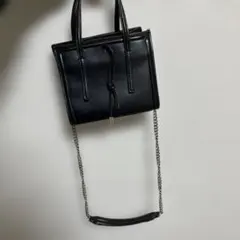 ZARA ブラック ショルダーバッグ ハンドバッグ