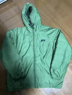 00s patagonia マイクロパフフーディ L レアカラー グリーン