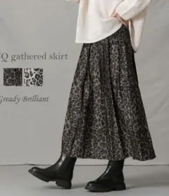 М　グレディブリリアン　スカート　Gready Brilliant　レオパードのサムネイル
