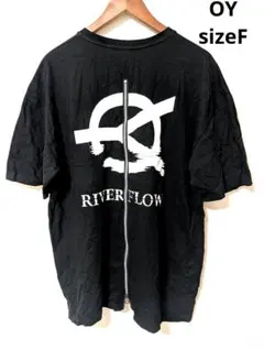 美品　OY オーワイ Tシャツ バックジップ 両面プリント 韓国ブランドのサムネイル