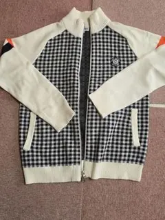ゆーき様用　Jack　Bunnyチェック柄 ジップアップニットジャケット