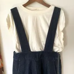 studio clip デニム　サロペット　インディゴ