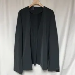 新品 Nハリウッド コンパイルライン ノーカラー ジャケット カーディガン 40