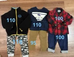 男の子　まとめ売り　コーデ売り　ベビードール　Lee トップス　ボトムス