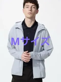 ユニクロ　ドライEXUVカットフルジップパーカ　メンズM