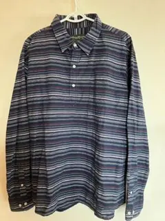 Eddie Bauer XL ストライプ長袖シャツ