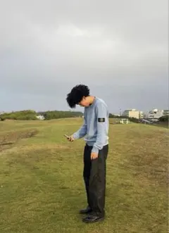 STONE ISLAND ライトブルーニットのサムネイル