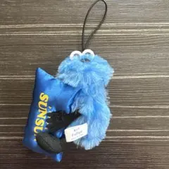 パペットスンスン　おやすみピローマスコット　ブルー