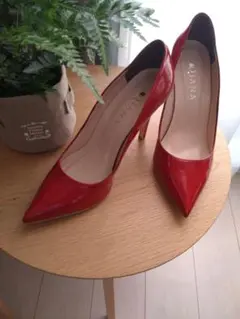 【極美品】DIANA エナメルパンプス