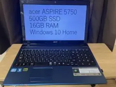Acer Aspire 5750 ノートPC 本体 16GB SSDのサムネイル
