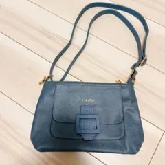 FIRANO ダークブルー ショルダーバッグ