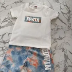 EDWIN ベビー服 上下セット Tシャツ ショートパンツ90のサムネイル