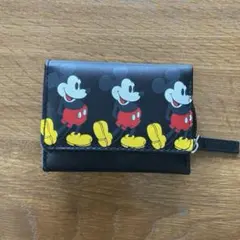 X-girl　ミッキーマウス　超コンパクト　三つ折り財布　雑誌付録