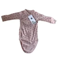 【新品・タグ付き】Petit Bateau ハート柄肌着　60cm