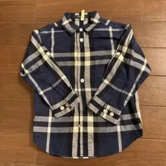 BURBERRY チェック柄 長袖シャツ 100A