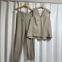 BABYLONE リネンベージュ セットアップ