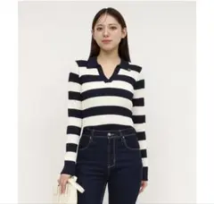 ROYAL PARTY 完売品‼️ストライプ長袖ニット