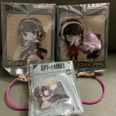 SPY×FAMILY クリアマスコット&アクリルクリップ3種