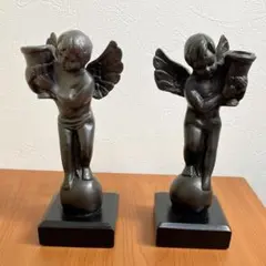 ヴィンテージ 真鍮製 豚モチーフ 2灯 キャンドルスタンド - メルカリ