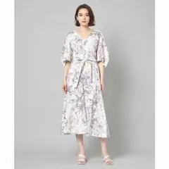 3.1 Phillip Lim ロングワンピース 総柄 コットン Vネック 白黒 3.1 Phillip Lim ロングワンピース 総柄 コットン Vネック 白黒 - メルカリ