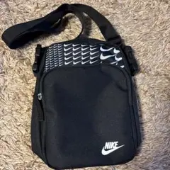 NIKE 総柄 ショルダーバッグ ブラック